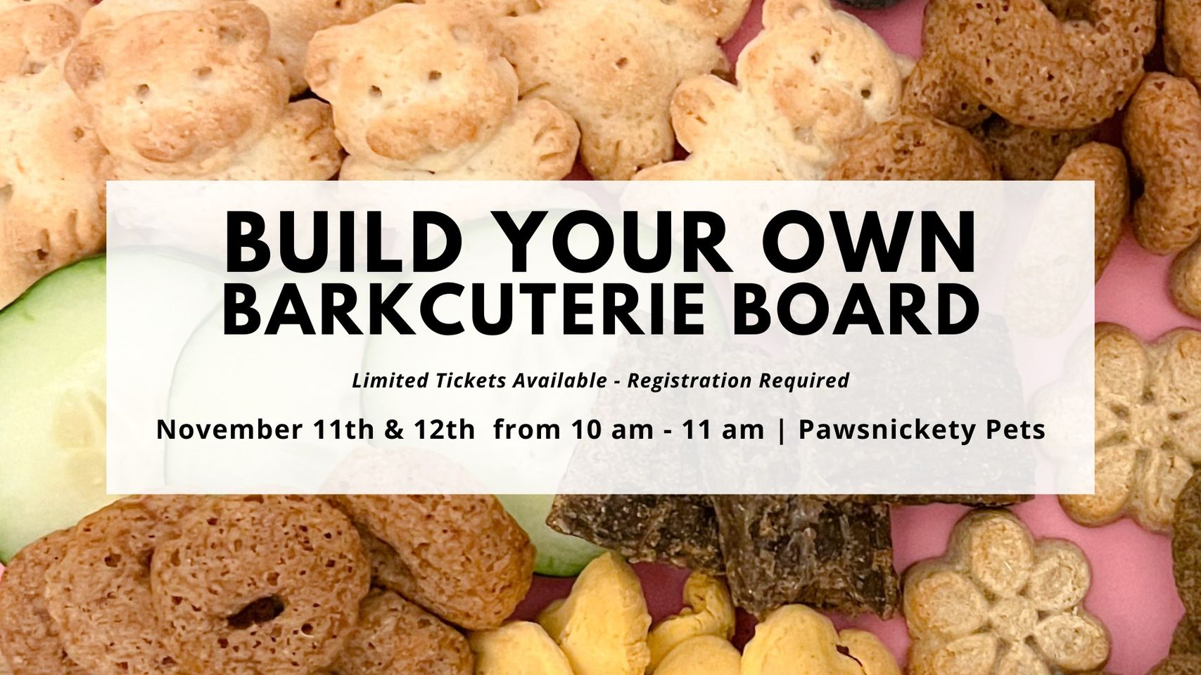 Pawsnickety Pets Presents: A Barkcuterie Board Pawty Like No Other!