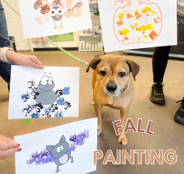 Recap of Our Fall Painting Pawty: A Paws-on Creative Experience!