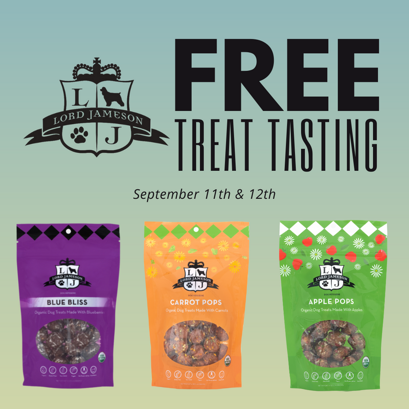 FREE Treat Tasting Event 9/11 & 9/12