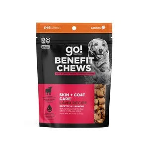 Go! Benefit Chews SKIN + COAT CARE LAMB DOG TREATS