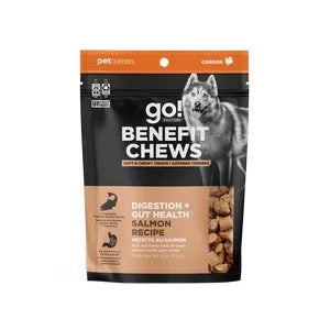 Go! Benefit Chews DIGESTION + GUT HEALTH SALMON DOG TREATS