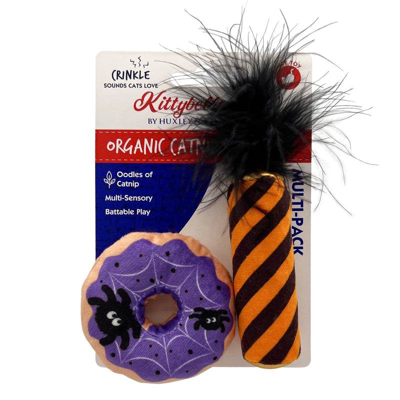 Huxley & Kent Spiderweb Donut and Black Flame Candle