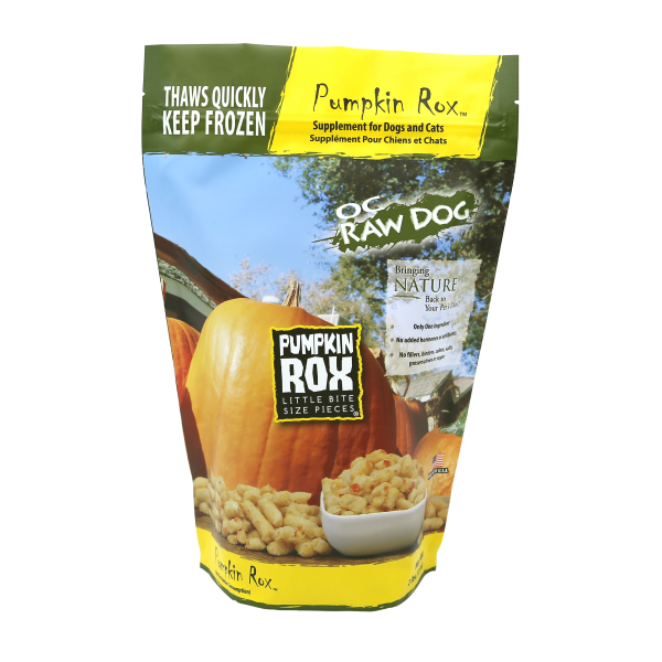OC Raw Dog Pumpkin Rox Supplements for Dogs & Cat (2lb)