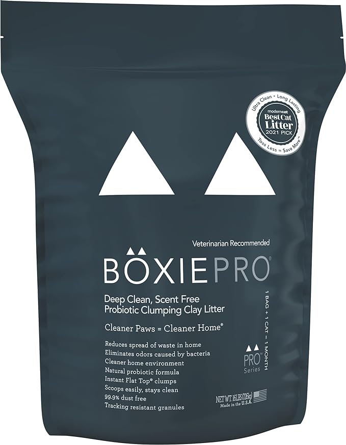BoxiePro Deep Clean Probiotic Cat Litter