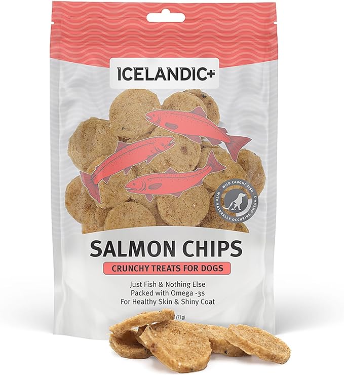Icelandic+ Salmon Chips Dog Treats