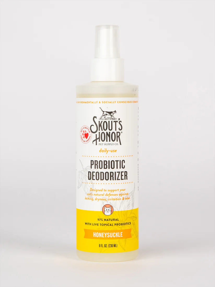 Skout's Honor Probiotic Deoderizer for Cats Honeysuckle