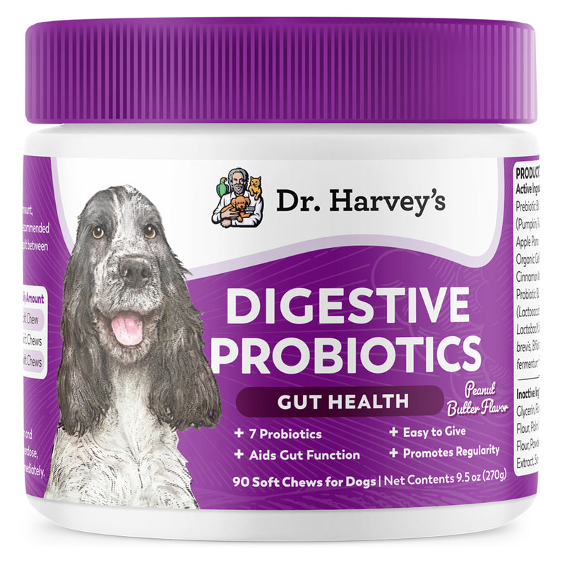 Dr. Harvey’s Digestive Probiotic Soft Chews: Health Supplements for Dogs