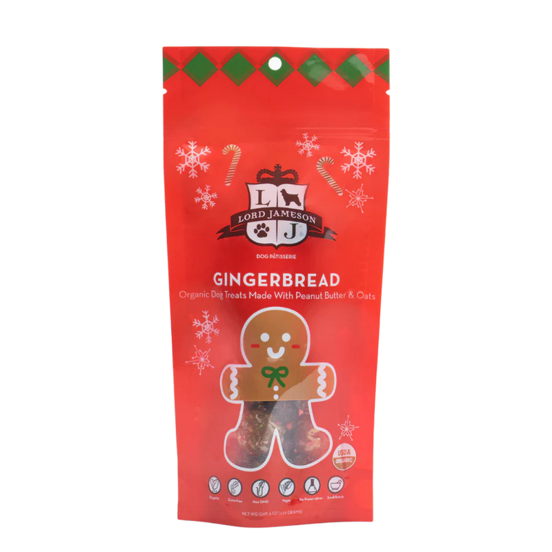 Lord Jameson Gingerbread Organic Dog Treats