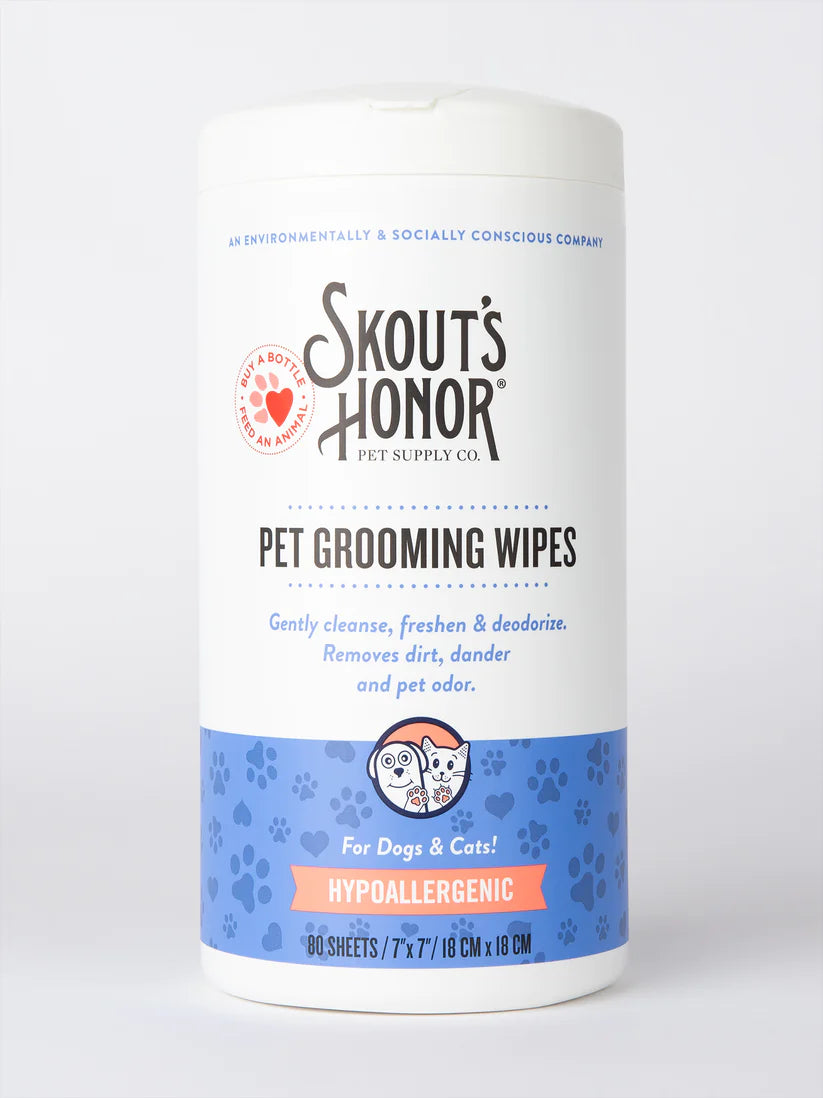 Skout's Honor Grooming Pet Wipes