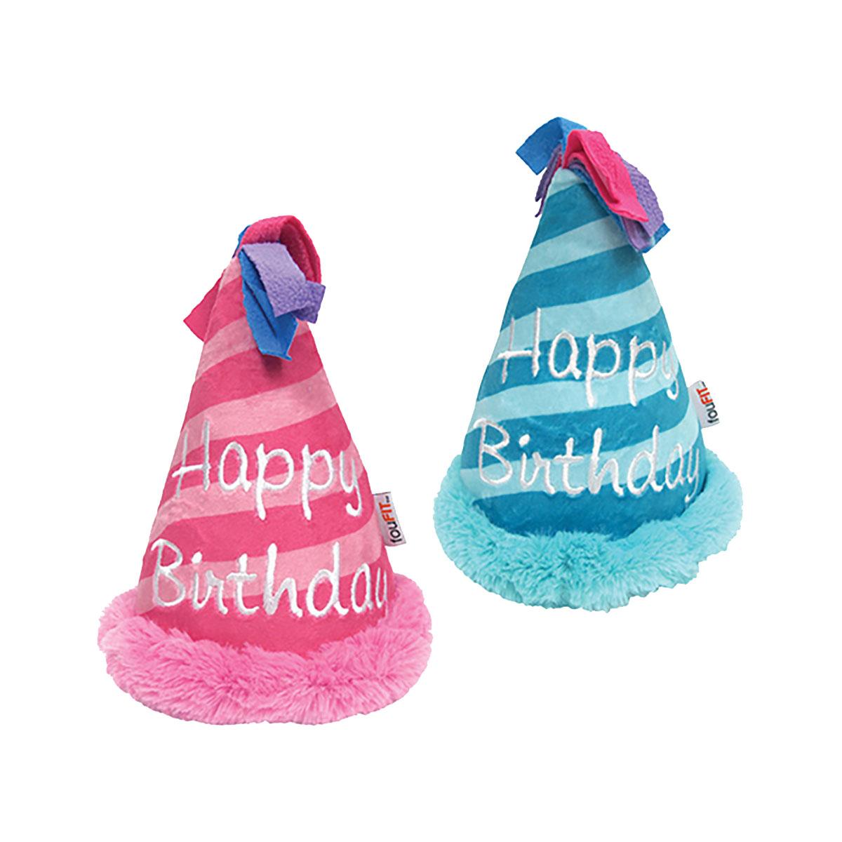 Birthday Hat Crinkle Plush
