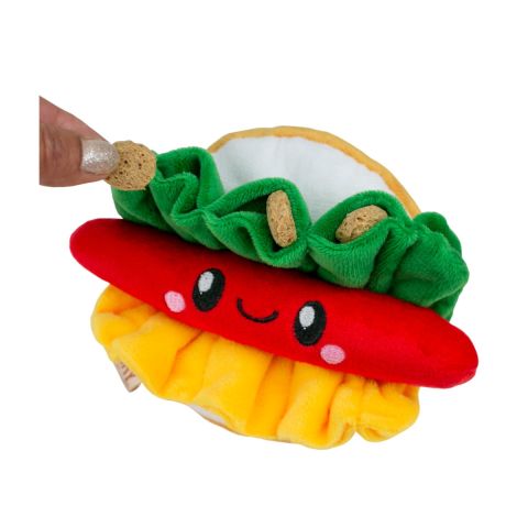 Territory Hide-and-Treat Hot Dog DOG TOY