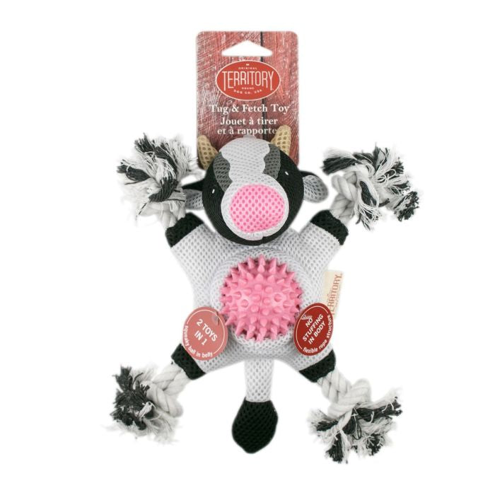 Territory COW 2-IN-1 DOG TOY
