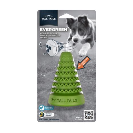 Tall Tails  Rubber Evergreen Toy"