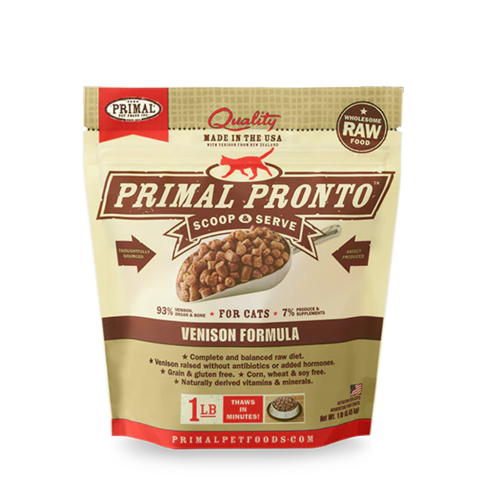 [Call to Order] Primal Pronto Venison Frozen Raw Cat Food