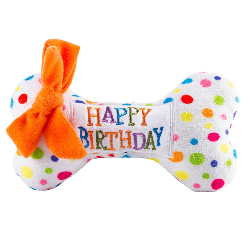 Happy Birthday Bones Dog Toy