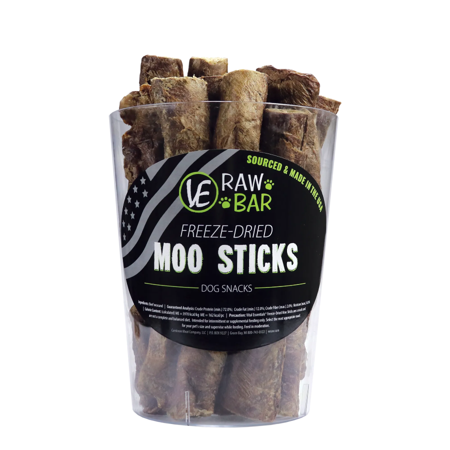 Vital Essentials Raw Bar Moo Sticks Freeze-Dried Snack