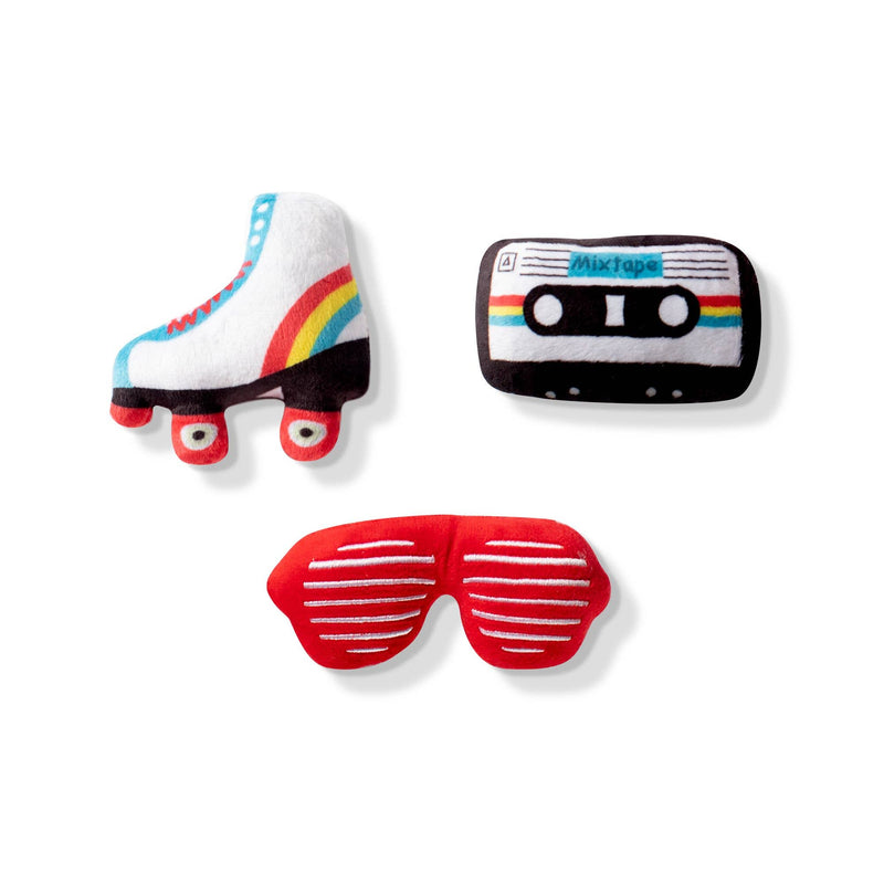 3 Piece Small Dog Toy Set - 80's Icon