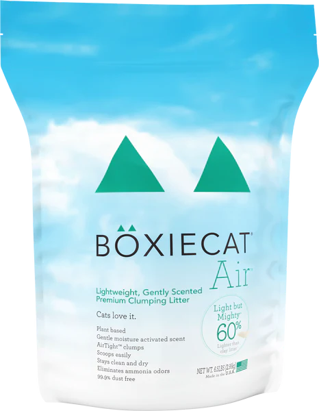 Boxiecat Air Lightweight, Gently Scented, Premium Clumping Litter