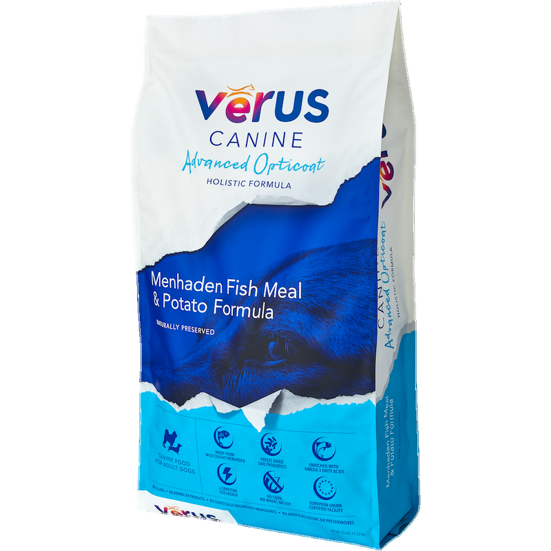 VeRUS Advanced Opticoat Menhaden Fish Meal and Potato Holistic Formula DryDog Food