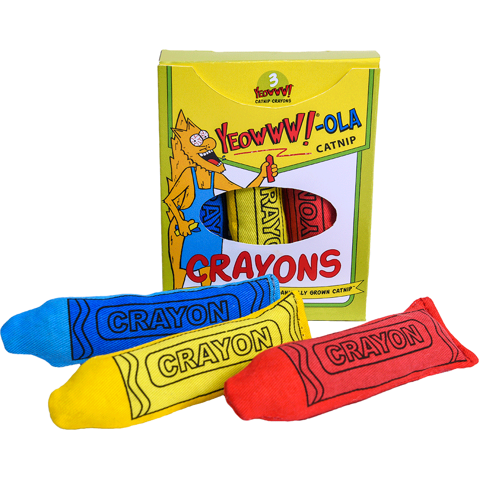 Yeowww YEOWWW!-OLA Catnip Crayons