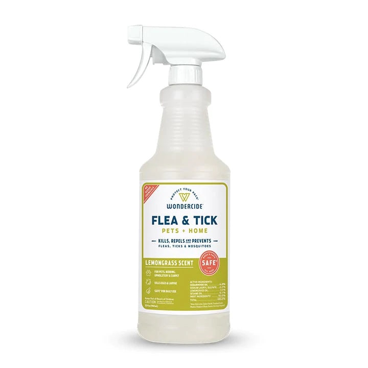Wondercide Flea & Tick Spray for Pets + Home with Natural Essential Oils