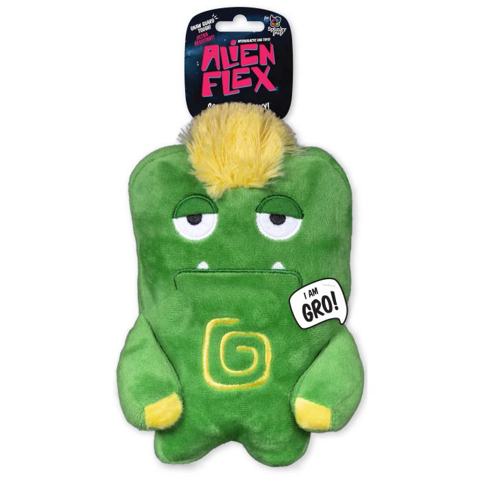 Alien Flex- Intergalactic Dog Toys! Soft and Squeaky