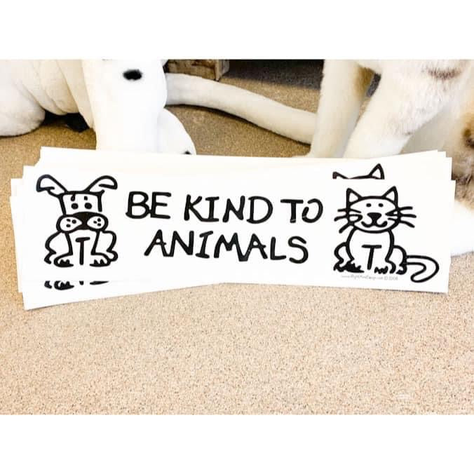 Be Kind to Animals Decals