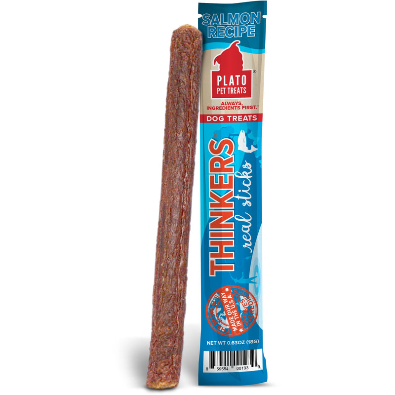 Plato Thinkers Meat Stick Dog Treats - Singles