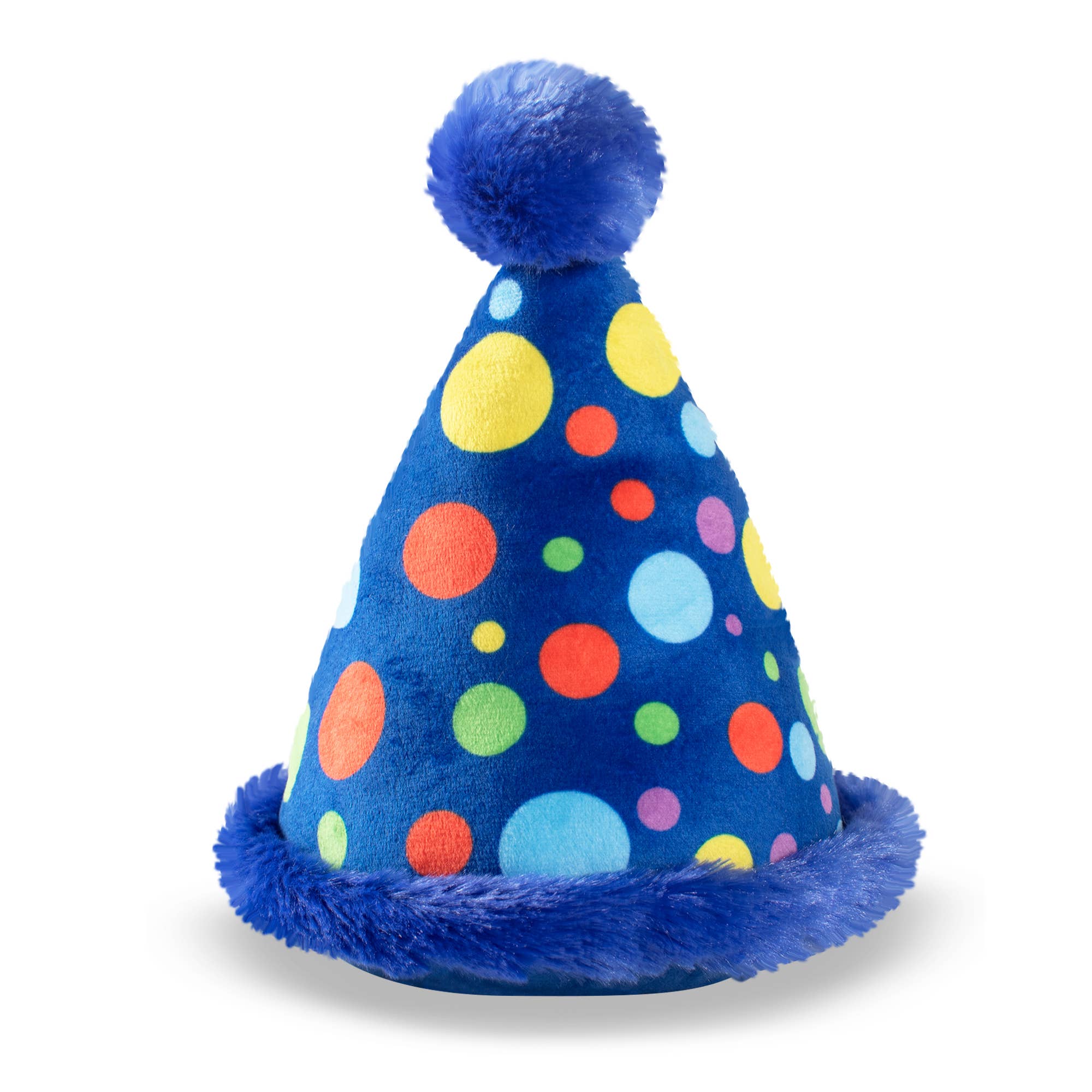 Plush Dog Toy - Party Hat