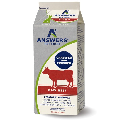 Answers Straight Frozen Raw Food Bulk Carton (for Dogs)
