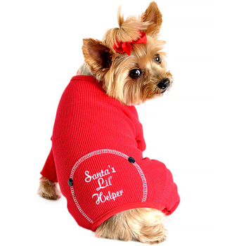 Doggie Design Christmas Dog Pajama - Santa's Lil' Helper
