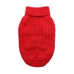 Doggie Design Combed Cotton Cable Knit Dog Sweater