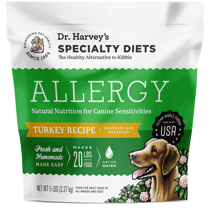 Dr Harvey’s Allergy for Dogs- Turkey Recipe, 5lbs