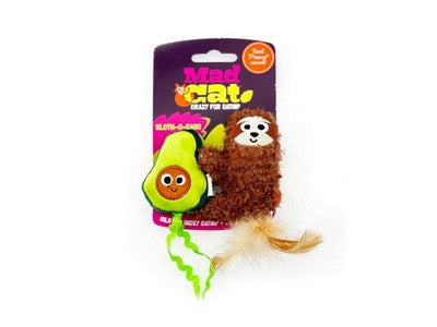 Mad Cat Sloth-O-Cado Cat Toys