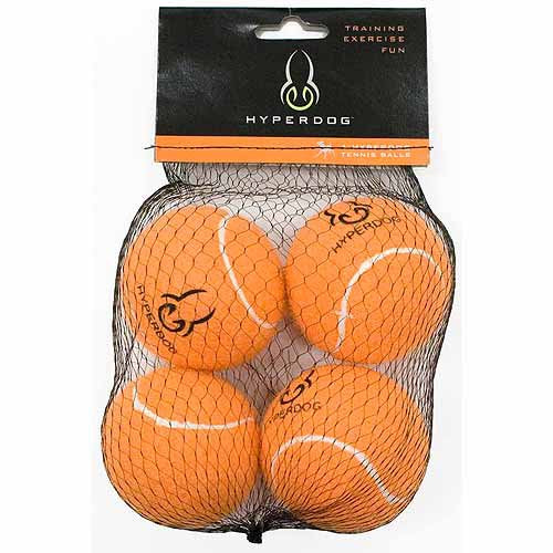 Hyper Pet Tennis Balls, 4 Pack