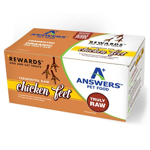 Answers Rewards Fermented Raw Organic Chicken Feet