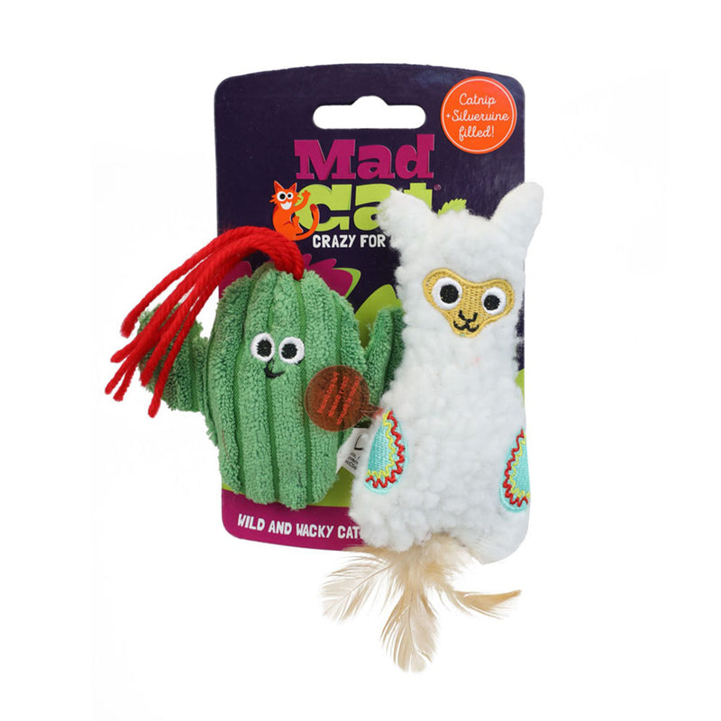 Mad Cat Lucky Llama & Silvervine Cat Toy
