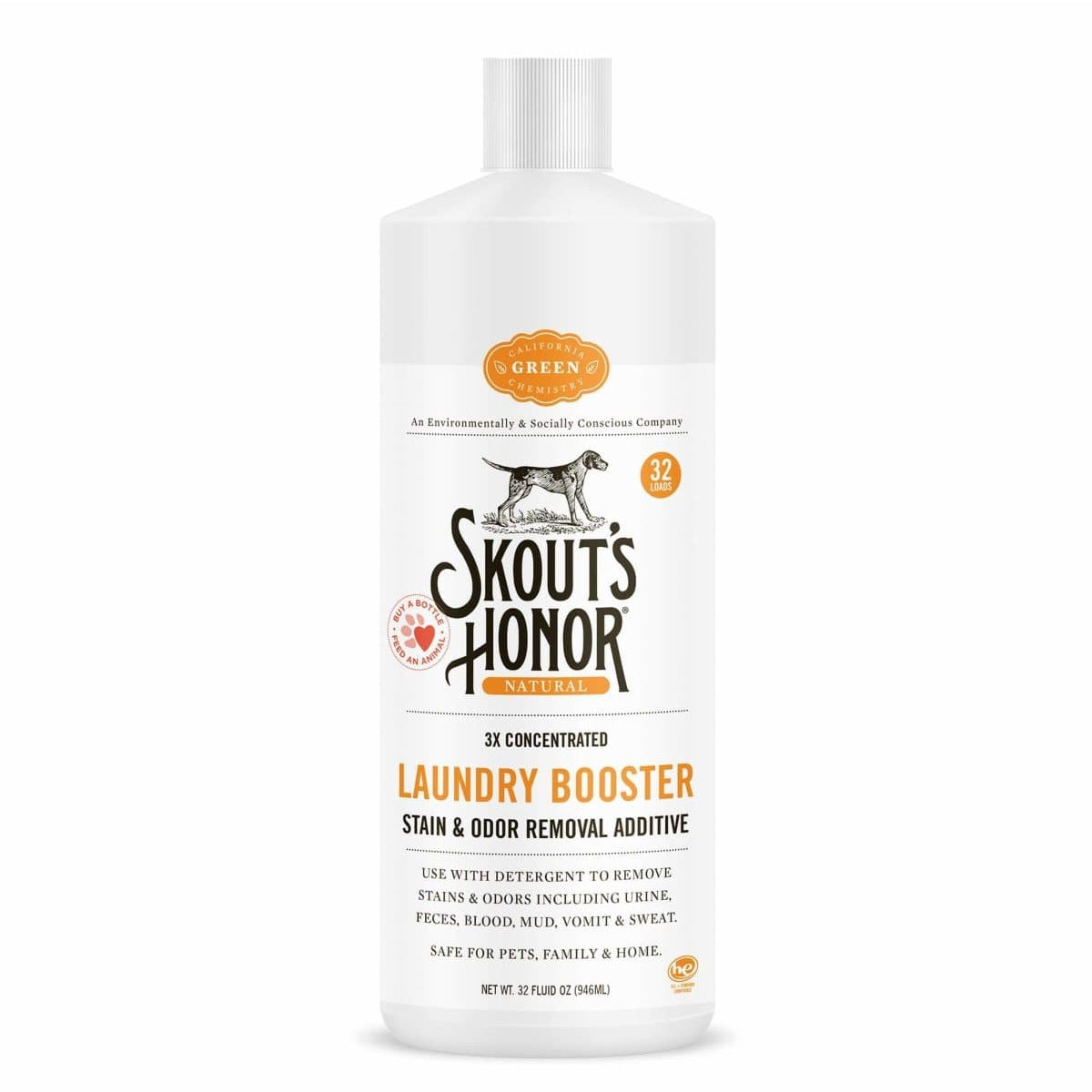 Skout's Honor Laundry Booster - Stain & Odor Removal Additive